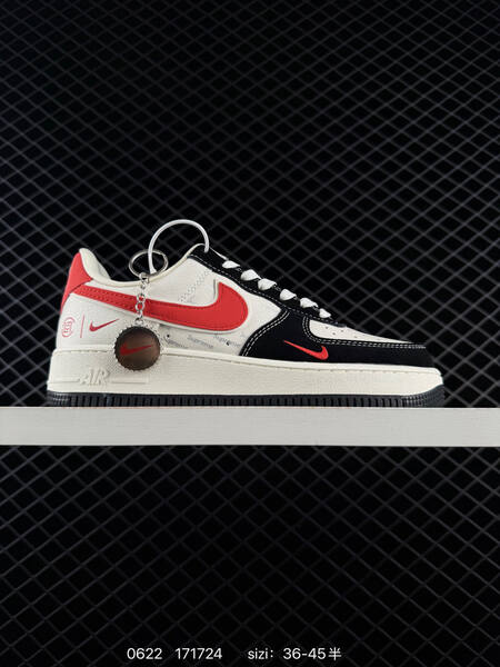 Nike Air Force 1 07 off white black red EU 36-45 sneaker
