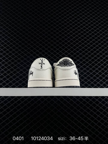 Jordan Air Jordan 1 Low Travis Scott Stussy Off White Black EU 36-45 Sneaker - Unisex (BS-79568)