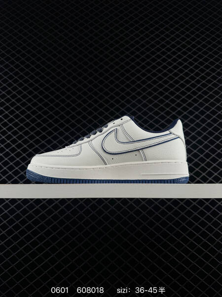 Nike Air Force 1 07 off white black navy blue EU 36-45 skate