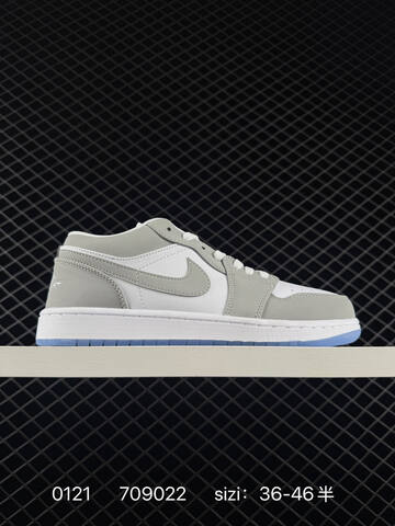 Jordan Air Jordan 1 Low Black White Royal Blue Dark Navy Light Blue Sail EU 36-46 Sneaker - Unisex (BS-79793)