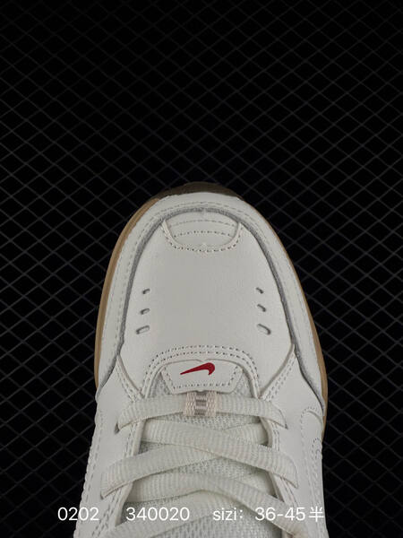 Nike Air Monarch 4 Light gray white black with olive swoosh EU 36-45 casual lifestyle