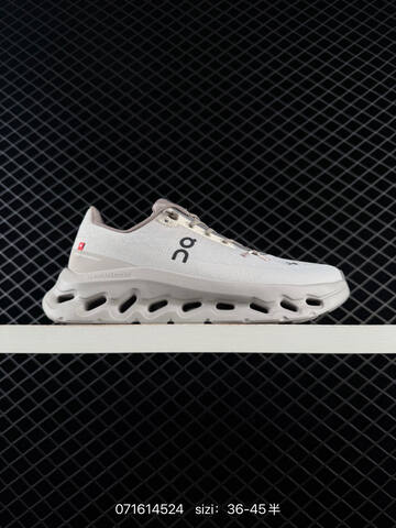 On Cloudtecphase Peach White Gray EU 36-45 Running Shoe Running Sneakers - Unisex (BS-85035)