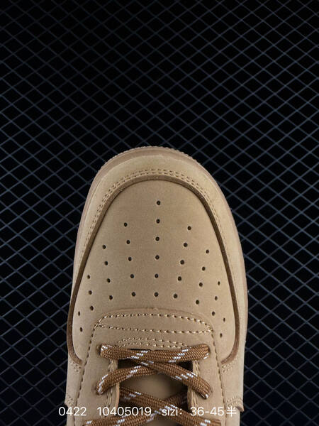 Nike Air Force 1 07 Wheat Flax tan light brown with gum outsole EU 36-45 half sizes available lifestyle