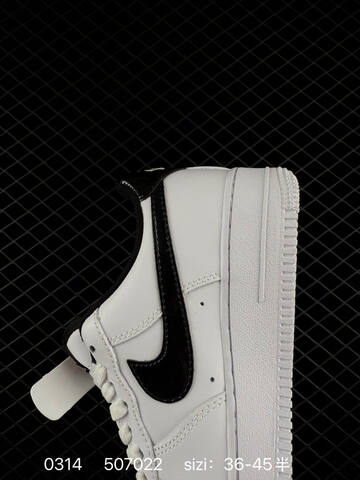 Nike Air Force 1 07 Low White Black 36-45 5 Lifestyle - Unisex (BS-72646)