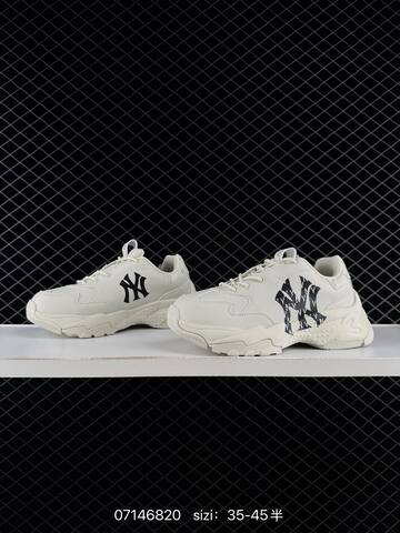MLB Bigball Chunky Embo 3 ASHBNA3N50CRS Off White Black EU 35-45 Sneaker Casual Sneakers - Unisex