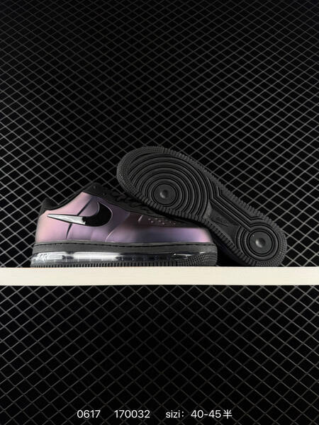 Nike Air Force 1 Low Air Max iridescent purple black clear EU 40-45 sneaker