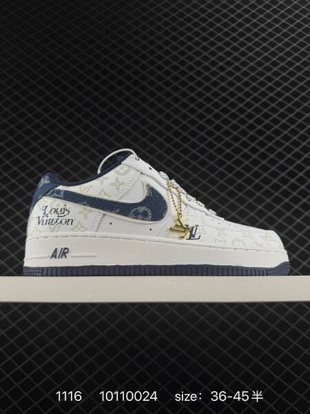 Nike Air Force 1 07 White Navy EU 36-45 5 lifestyle