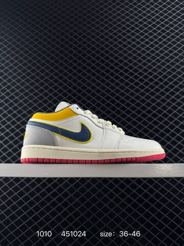 Jordan Air Jordan 1 Low White Pink Beige EU 36-46 Sneaker - Unisex (BS-80549)