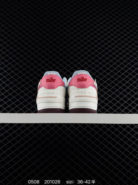 Nike Air Force 1 Low Shadow off white light blue pink dark red EU 36-42 lifestyle