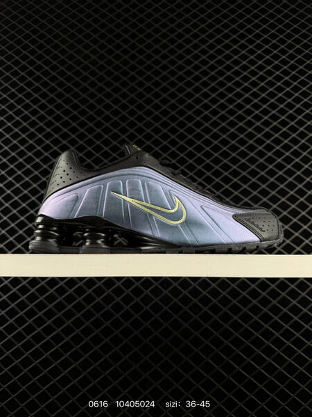 Nike Shox R4 black iridescent purple volt EU 36-45 lifestyle