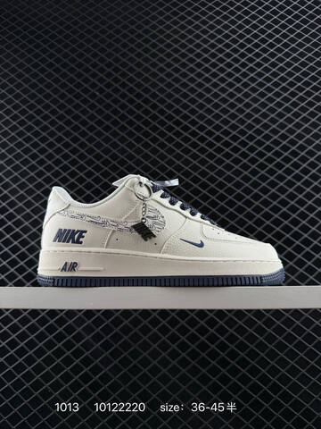 Nike Air Force 1 Off White Black EU 36-45 Sneaker - Unisex (BS-80527)