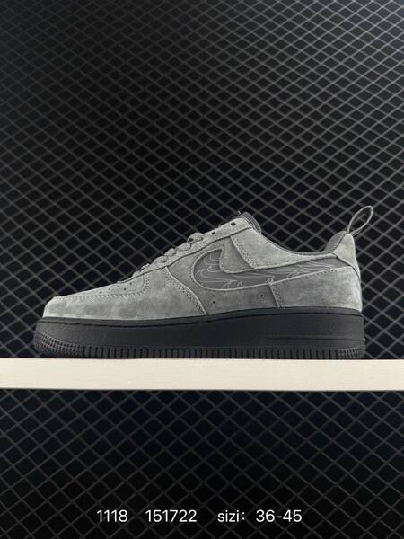 Nike Air Force 1 07 Grey Black EU 36-45 lifestyle