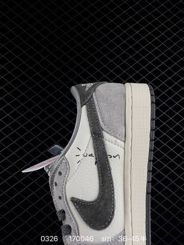 Jordan Air Jordan 1 Low OG SP Travis Scott Fragment Off White Sail Grey Dark Grey Off White EU 36-45 Sneaker - Unisex (BS-79598)