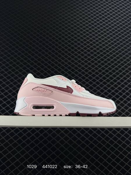 Nike Air Max 90 mixed colorways shown beige black rust white pink red white light pink burgundy white beige peach EU 36-45 lifestyle