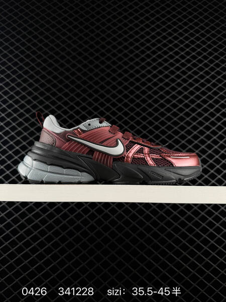Nike V2K Run Multiple colorways Black Off-White White Light Green Black White Pink Cream Metallic Burgundy Black Grey EU 35 5-45 with half sizes one colorway available up to EU 41 lifestyle