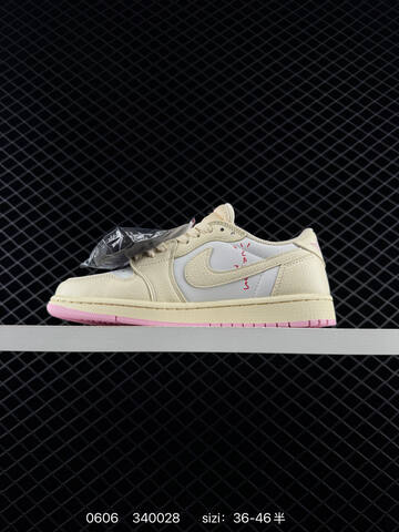 Travis Scott x Air Jordan 1 Low AIR JORDAN 1 Aj1 Lifestyle (BS-79160)