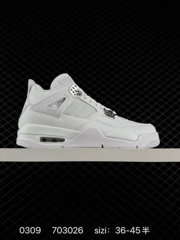 Jordan Air Jordan 4 Retro Off White Grey Blue Black Yellow EU 36 46 Basketball Shoe EU 36-46 - Unisex (BS-79686)