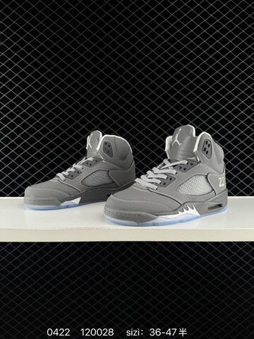 Air Jordan 5 Retro Wolf Grey Replica AIR JORDAN 5 Aj5 Lifestyle (BS-79429)
