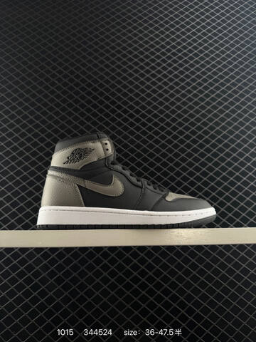 Jordan Air Jordan 1 High OG Black Grey White EU 36-47 5 Basketball Shoe - Unisex (BS-80514)