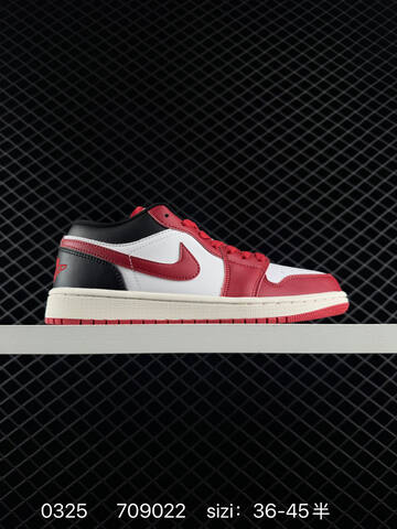 Jordan Air Jordan 1 Low White Blue Red EU 36-45 Sneaker - Unisex (BS-79612)