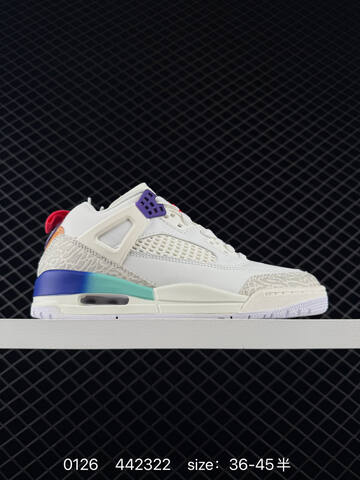 Jordan Jordan Spizike Low Off White Light Green Blue Black EU 36-45 Basketball Shoe - Unisex (BS-79761)