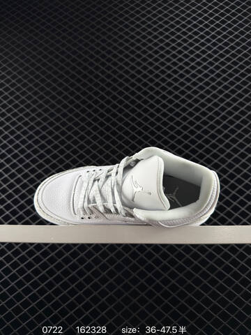 Jordan Air Jordan 3 Retro Hide And Sneak White Light Grey EU 36-47 5 Basketball Shoe - Unisex (BS-81030)