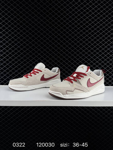 Jordan CMFT Era Beige Red White Brown EU 36-45 Sneaker - Unisex (BS-79630)