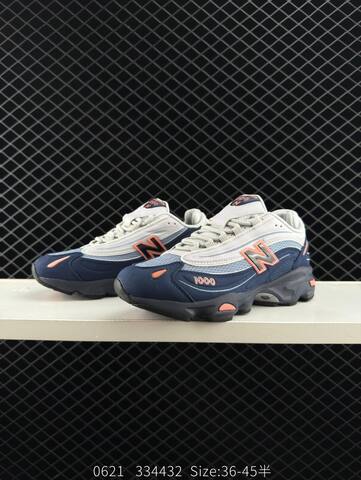 New Balance M1000 Navy White Grey Coral EU 36-45 Sneaker - Unisex (BS-83268)