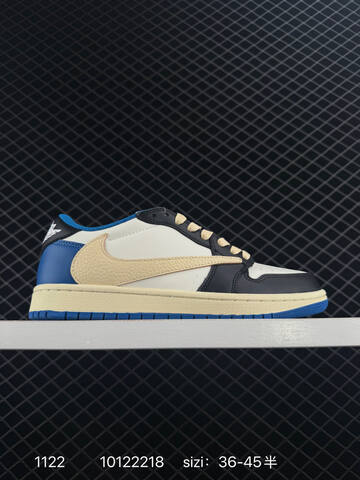 Jordan Air Jordan 1 Low Travis Scott Reverse Mocha White Brown Cream Black Red EU 36-45 Sneaker - Unisex (BS-80212)
