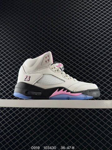 Jordan Air Jordan 5 Retro White Purple Teal Black EU 36-47 Basketball Shoe - Unisex (BS-80677)