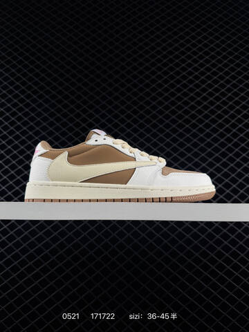 AIR JORDAN Travis Scott x Air Jordan 1 Reverse Mocha AJ1 1 TS DM7866-600 ID Lifestyle (BS-79252)