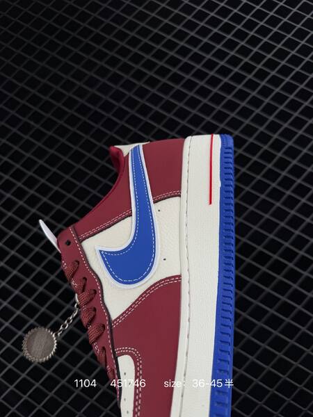 Nike Air Force 1 07 LV8 burgundy cream blue EU 36-45 lifestyle