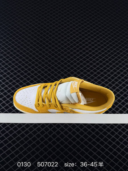 Nike SB Dunk Low Pro white and yellow gold 36-45 skate lifestyle