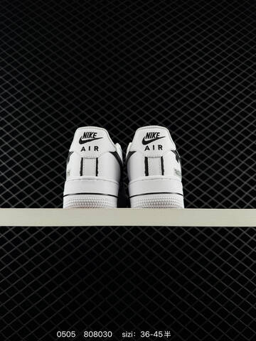 Nike Air Force 1 07 Low White Black EU 36-45 Lifestyle - Unisex (BS-71694)