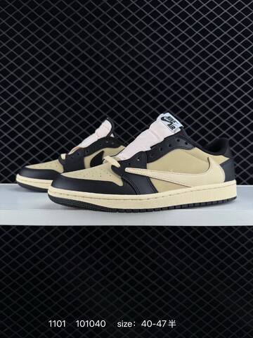 AIR JORDAN Travis Scott x Air Jordan 1 Reverse Mocha AJ1 1 TS Lifestyle (BS-80384)