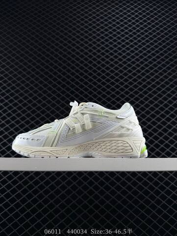 New Balance 1906A White Off White Neon Green EU 36-46 5 Sneaker - Unisex (BS-83323)