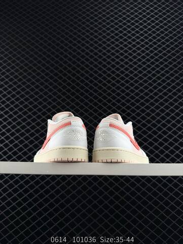 Jordan Air Jordan 1 Low Strawberry Milkshake White Light Pink Coral Cream EU 35-44 Sneaker - Unisex (BS-81208)