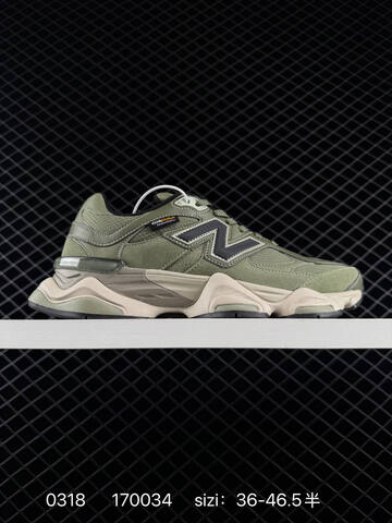 New Balance 9060 ABZORB Olive Green Dark Grey Beige Black EU 36-46 5 Sneaker - Unisex (BS-82302)