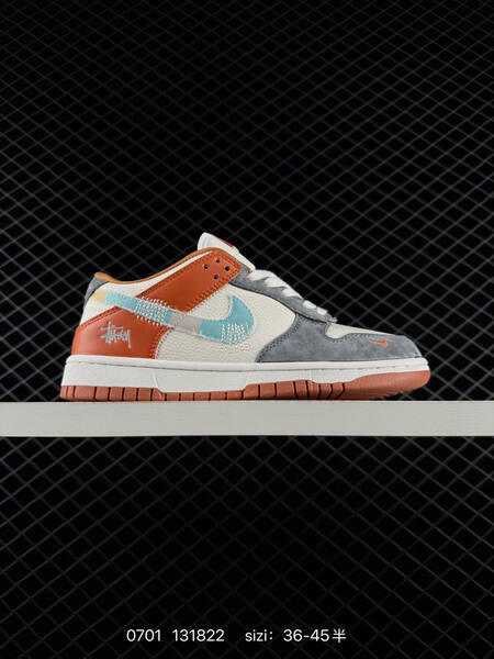 Nike SB Dunk Low Pro white grey orange light blue EU 36-45 skate shoe
