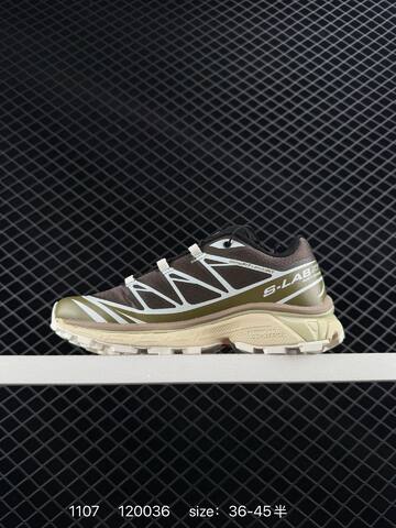 Salomon XT 6 S Lab Olive Brown Cream White EU 36-45 Trail Shoe Trail Running Sneakers - Unisex (BS-85932)