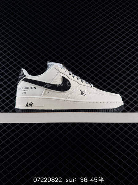 Nike Air Force 1 07 LV8 off white dark navy EU 36-45 skate