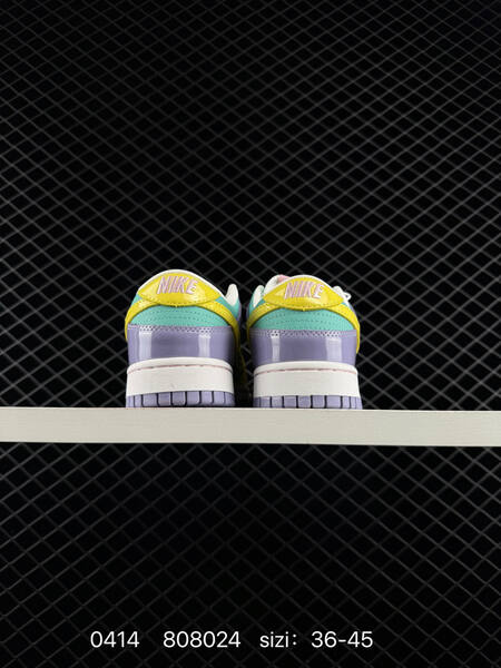 Nike Dunk Low Multi-color patent leather yellow turquoise light purple pink white EU 36-45 lifestyle