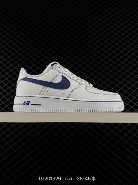 Nike Air Force 1 07 white black navy blue EU 36-45 casual