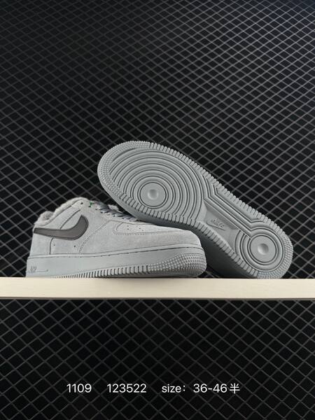 Nike Air Force 1 07 black white wheat gum grey dark grey EU 36-46 5 lifestyle