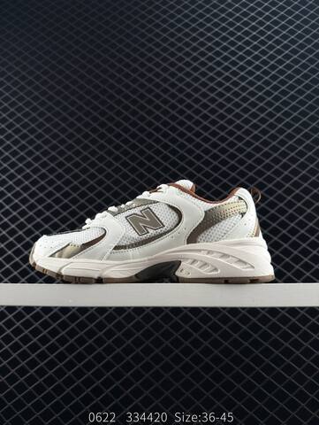 New Balance 530 White Brown Gold EU 36-45 Sneaker - Unisex (BS-83266)
