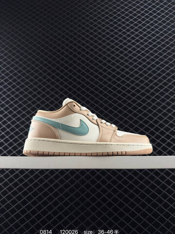Jordan Air Jordan 1 Low Sail Beige Light Blue EU 36-46 Sneaker - Unisex (BS-80920)
