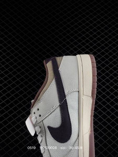 Nike Dunk Low light grey dark purple cream brown EU 36-45 skate