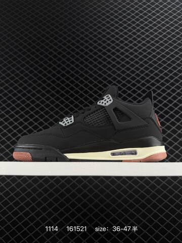 Jordan Air Jordan 4 Retro London Black Rust Brown Cream Grey EU 36-47 Basketball Shoe - Unisex (BS-80286)
