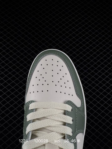 Jordan Air Jordan 1 Low 553558-172 Sail Light Olive Dark Olive White EU 36-46 Sneaker - Unisex (BS-80002)