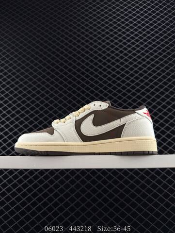Jordan Travis Scott x Air Jordan 1 Low DM7866-14 White Black Blue Cream EU 36-45 Sneaker - Unisex (BS-81156)